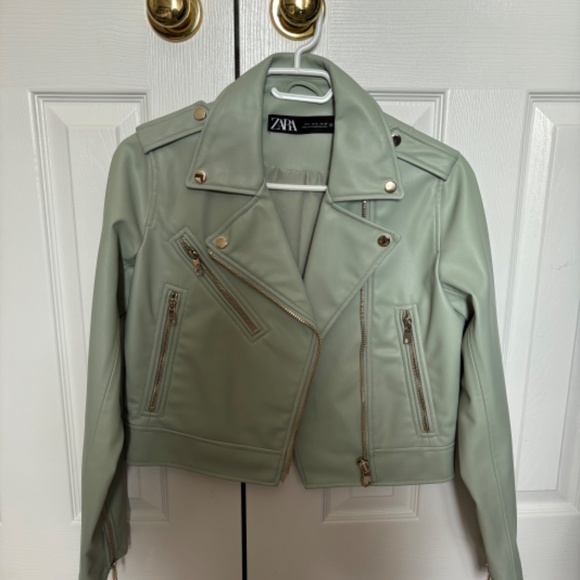 Zara Leather Jacket - Picture 2 of 2